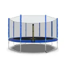 Батут DFC Trampoline Fitness с сеткой 14ft Синий