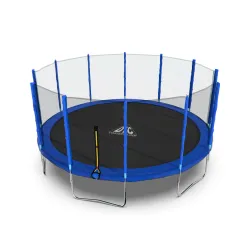 Батут DFC Trampoline Fitness с сеткой 16ft Синий