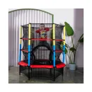 Батут DFC JUMP KIDS 55" красный с желто-синими стойками