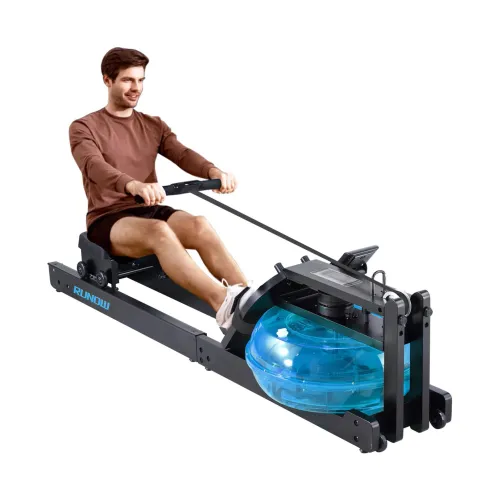 Водный гребной тренажер DFC RUNOW Black Wood