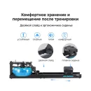 Водный гребной тренажер DFC RUNOW Black Wood