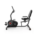 Велотренажер DFC B504R магнитный (черный корпус, голубая полоса)