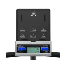 Велотренажер DFC B504R магнитный (черный корпус, голубая полоса)