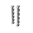 Настенная стойка для хранения грифов DFC D101027 (комплект из 2 шт)