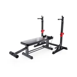 Прямая скамья со стойками под штангу DFC AKYEN