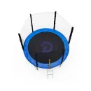 Батут с сеткой DFC PELPO 8ft с лестницей, BLUE