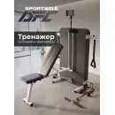 Многофункциональный силовой комплекс со скамьей и кроссовером DFC SPORTSOUL