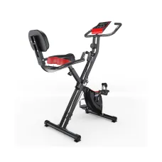 Велотренажер DFC X-Bike MBB с эспандерами, черно-красный 