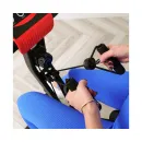 Велотренажер DFC X-Bike MBB с эспандерами, черно-красный