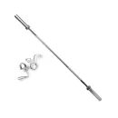 Прямой гриф 1800 мм / диаметр 50 мм/ со стальными втулками, хват 29 мм, замки в комплекте