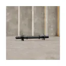 Гриф гантельный (пластиковый) cо стальным сердечником 350 мм / диаметр 26 мм