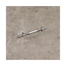 Гриф гантельный (хромированный) 350 мм / диаметр 30 мм