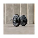 Гриф гантельный (хромированный) 400 мм / диаметр 30 мм