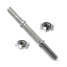 Гриф гантельный (хромированный) 400 мм / диаметр 30 мм