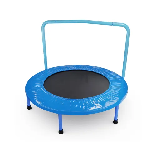 Батут с поручнем DFC JUMPFIT 36'' синий