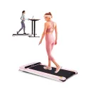 Компактная беговая дорожка DFC UMAY, розовая