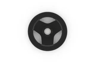 Диск обрезиненный с хватом DFC 10 кг / диаметр 51 мм