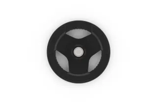 Диск обрезиненный с хватом DFC 15 кг / диаметр 51 мм