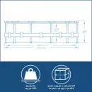 Каркасный бассейн Bestway Steel Pro Max 56420 BW