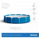 Каркасный бассейн Steel Pro 56706 BW
