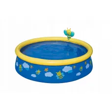 Детский надувной бассейн Bestway My First Pool 152х38см с разбрызгивателем 57326 BW