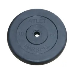 Диск обрезиненный BARBELL ATLET 10 кг / диаметр 31 мм