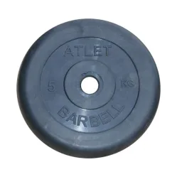 Диск обрезиненный BARBELL ATLET 5 кг / диаметр 31 мм
