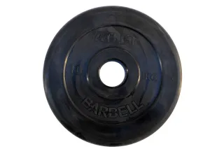 Диск обрезиненный BARBELL ATLET 10 кг / диаметр 51 мм