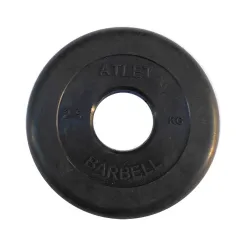 Диск обрезиненный BARBELL ATLET 2,5 кг / диаметр 51 мм