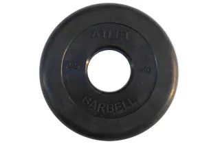 Диск обрезиненный BARBELL ATLET 2,5 кг / диаметр 51 мм