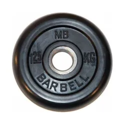 Диск обрезиненный BARBELL MB (металлическая втулка) 1.25 кг / диаметр 26 мм