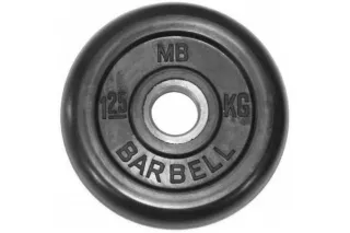 Диск обрезиненный BARBELL MB (металлическая втулка) 1.25 кг / диаметр 31 мм