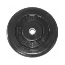Диск обрезиненный BARBELL MB (металлическая втулка) 10 кг / диаметр 31 мм