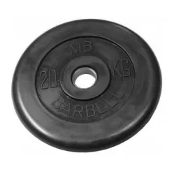 Диск обрезиненный BARBELL MB (металлическая втулка) 20 кг / диаметр 51 мм