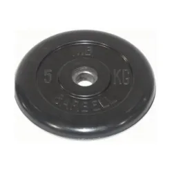 Диск обрезиненный BARBELL MB (металлическая втулка) 5 кг / диаметр 51 мм