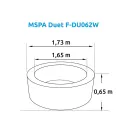 СПА-бассейн MSPA Duet F-DU062W