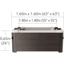 СПА-бассейн MSPA "Tribeca" 850 л F-TR062W