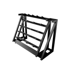 Стойка для хранения штанг для аэробики (бодипампов) BRONZE GYM 190х55х128,на 20 шт.