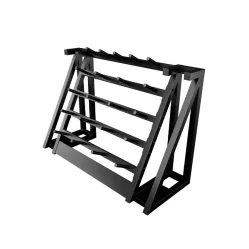 Стойка для хранения штанг для аэробики (бодипампов) BRONZE GYM 190х55х128,на 20 шт.