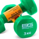 Гантели для аэробики виниловые BRONZE GYM,3 кг., пара.