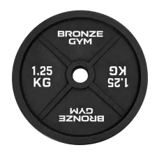 Диск олимпийский BRONZE GYM чугунный 1,25 кг