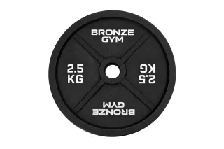 Диск олимпийский BRONZE GYM чугунный 2,5 кг
