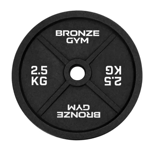 Диск олимпийский BRONZE GYM чугунный 2,5 кг