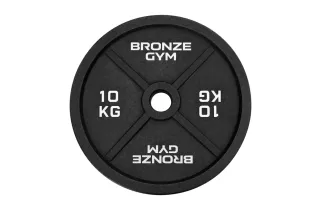 Диск олимпийский BRONZE GYM чугунный 10 кг
