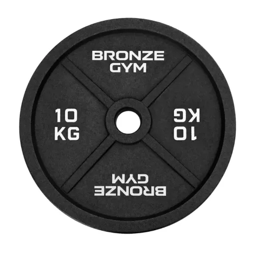 Диск олимпийский BRONZE GYM чугунный 10 кг