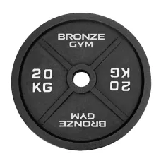 Диск олимпийский BRONZE GYM чугунный 20 кг