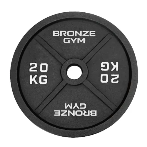 Диск олимпийский BRONZE GYM чугунный 20 кг