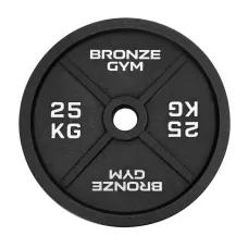 Диск олимпийский BRONZE GYM чугунный 25 кг