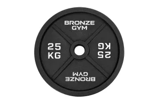 Диск олимпийский BRONZE GYM чугунный 25 кг