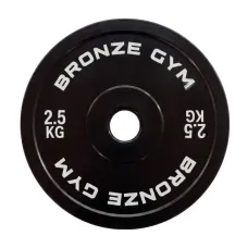 Диск калиброванный BRONZE GYM для пауэрлифтинга черный 2,5 кг